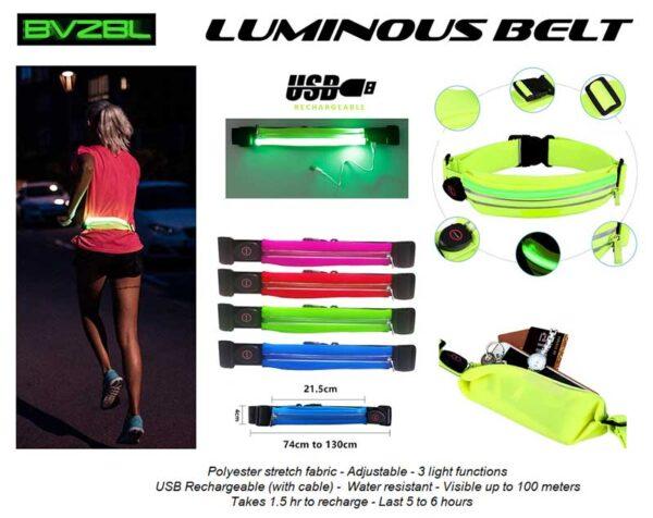 Luminous belts